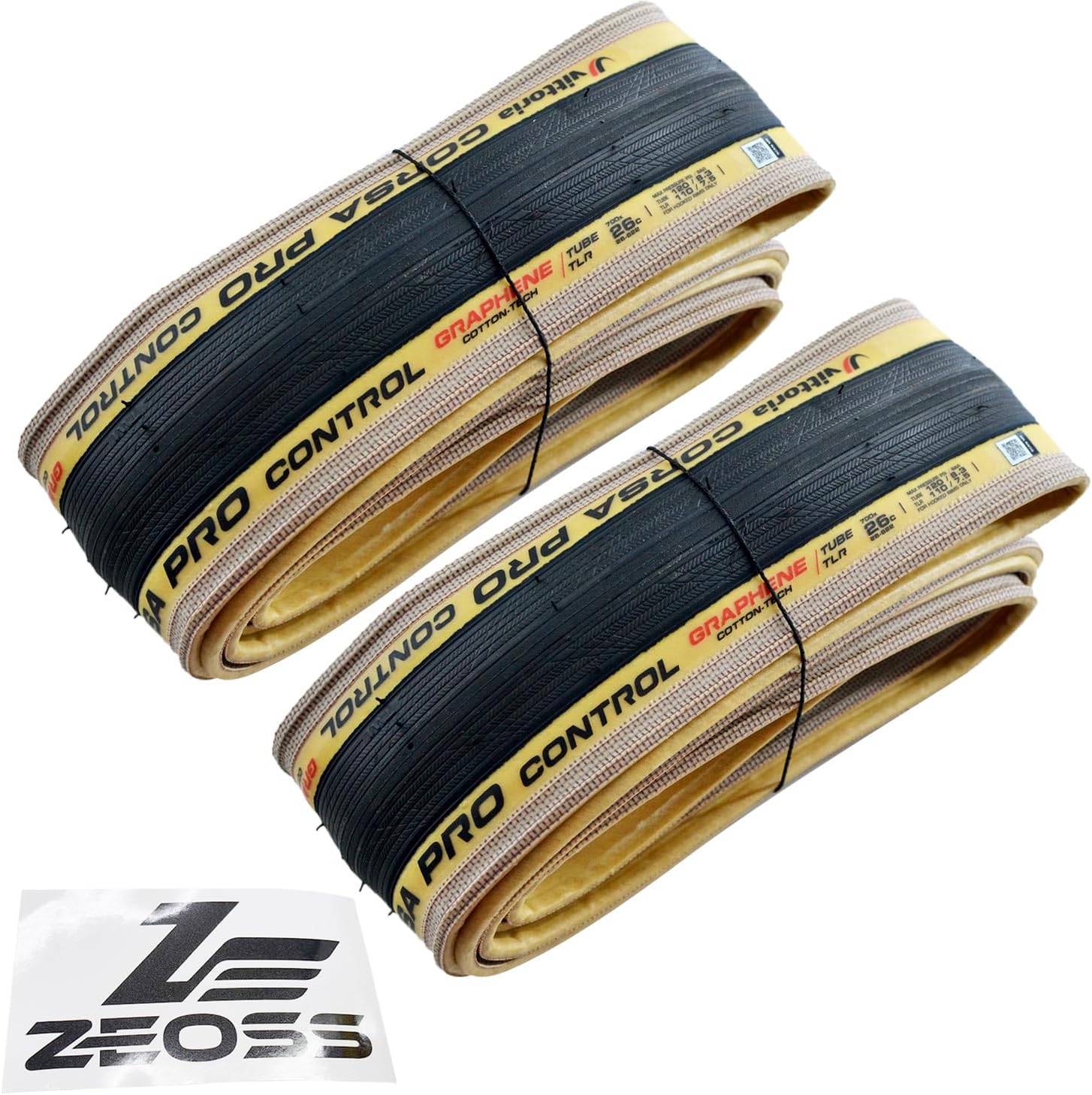 PRO Control Graphene Clincher 700x26C - Tubeless Ready with Skinwall Finish Design