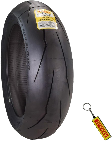 200/55ZR17 78W Rear Motorcycle Tire by Corsa